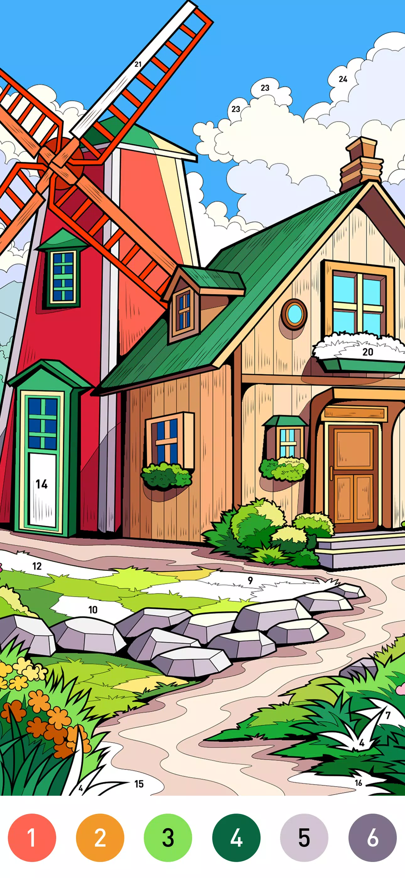 Dream Home Coloring book screenshot