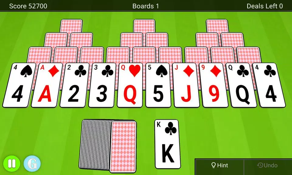 TriPeaks Solitaire 3D screenshot