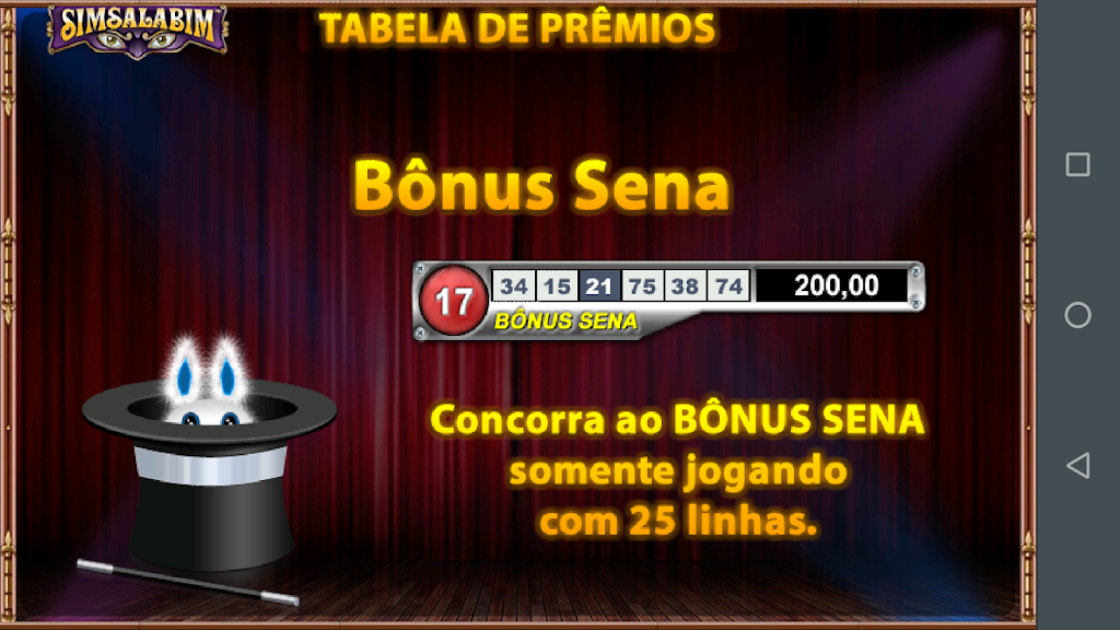 Simsalabim Caça Níquel Slot screenshot