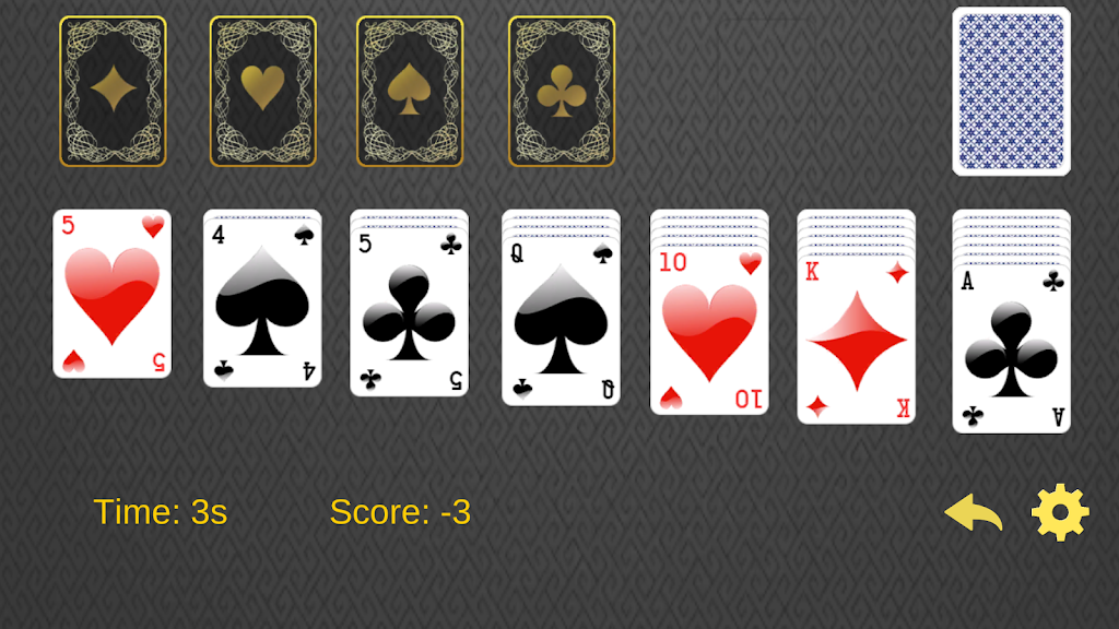 Solitaire Euchre card retro screenshot