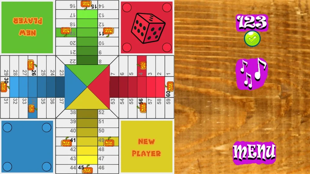 Ludo halloween monsters screenshot