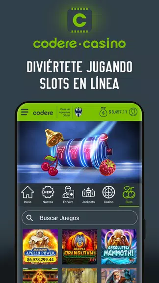 Codere: Casino en Vivo & Slots screenshot