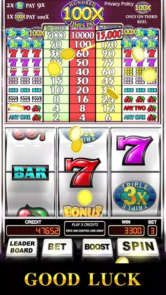 Slot Machine: Triple Hundred Times Pay Free Slot screenshot