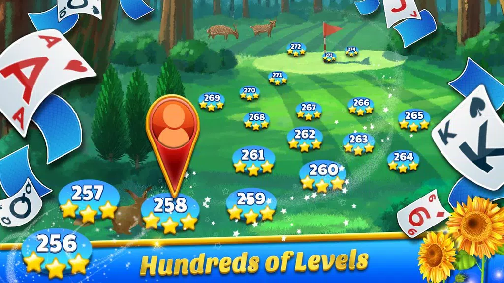 Golf Solitaire Tournament: Fun & Free Card Game screenshot
