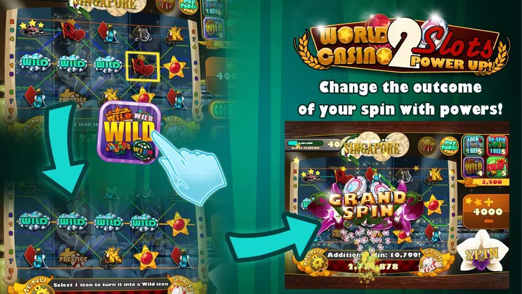Slots Power Up 2 World Casino screenshot