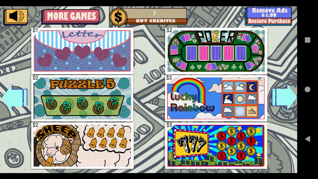 Lucky Lottery 777 Scratch screenshot