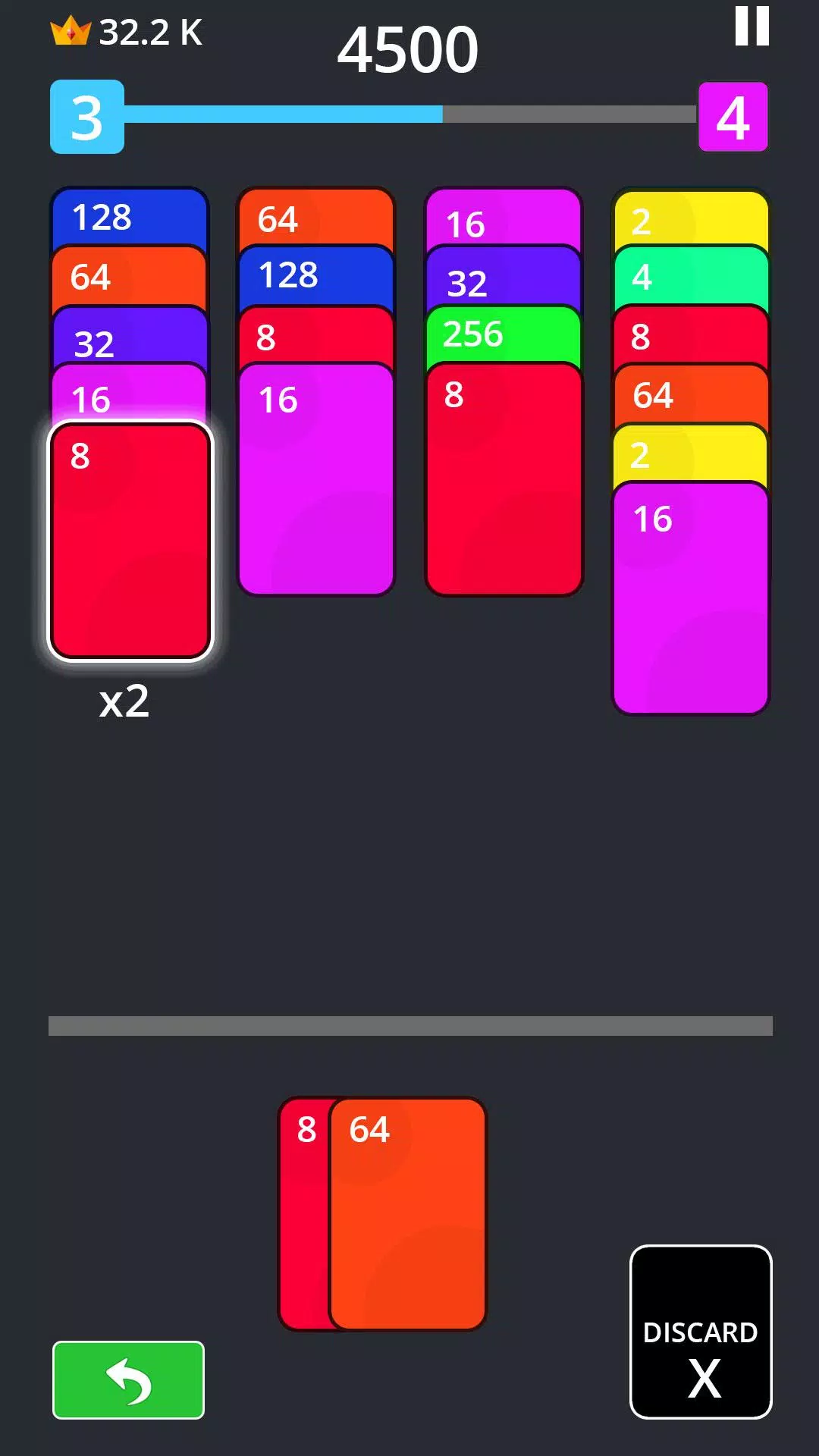 Twenty48 Solitaire - 2048 solitaire screenshot