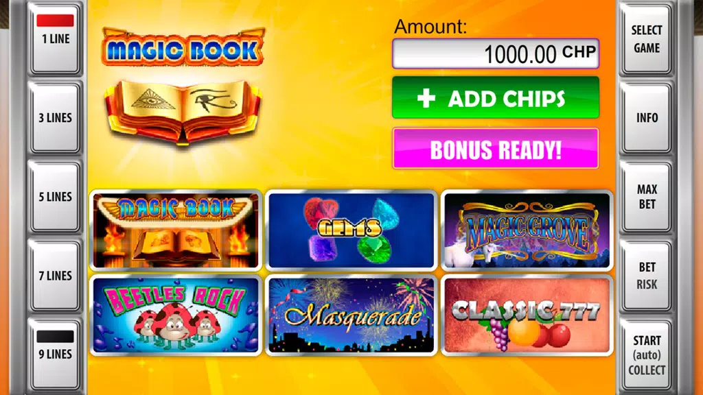 Casino Magic Book Slots Machines screenshot