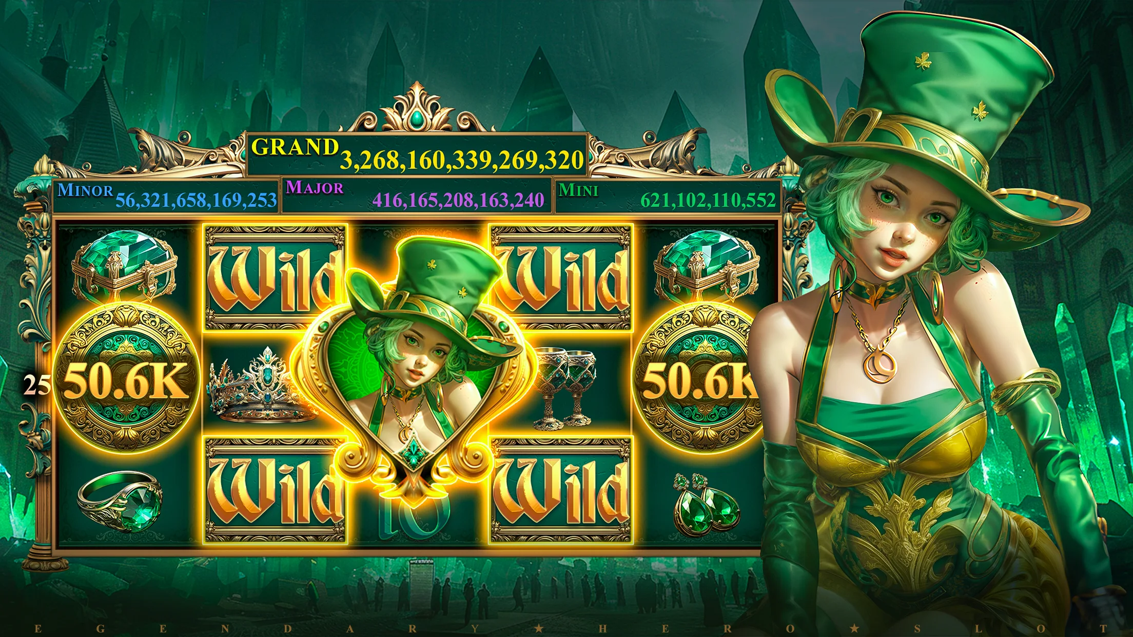 Legendary Hero Slots - Casino Mod screenshot
