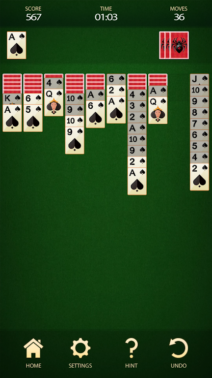 Spider Solitaire: Card Game screenshot