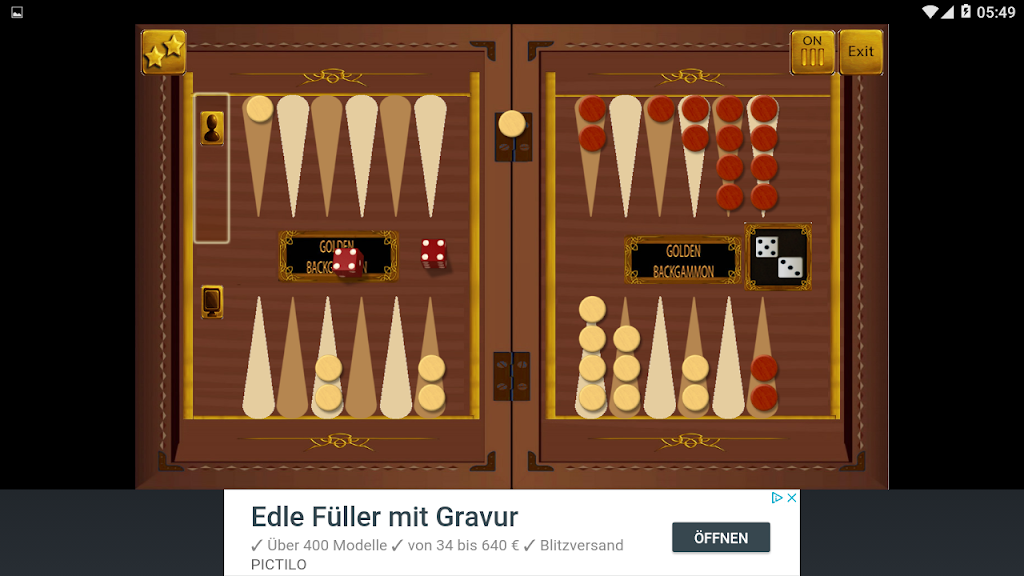 GOLDEN BACKGAMMON screenshot