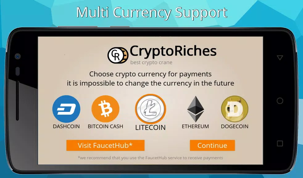 CryptoRiches Faucet screenshot