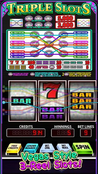 Triple Slots - 9 Paylines screenshot