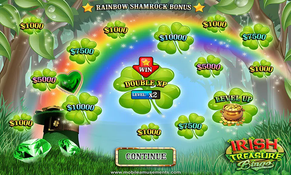 Irish Treasure Bingo screenshot