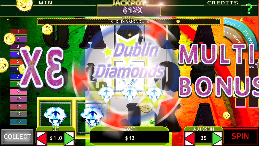 Dublin Diamonds: irish slots screenshot