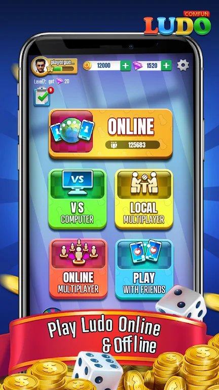 Ludo Comfun- Ludo Online Game screenshot