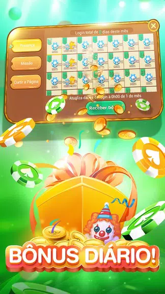 Jogo de dados online screenshot